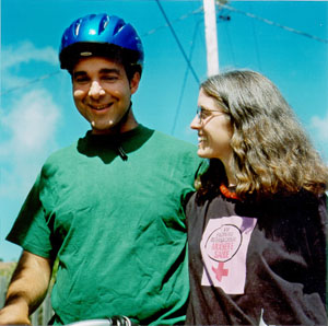 Biker dude with Cindy