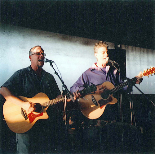 Dave Wilt sings and John harmonizes