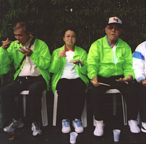 Members of one of the Okinawan Immigration delegation
