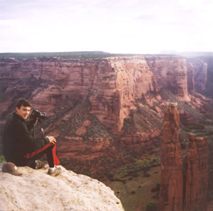 John Rosner at the Monument Valley campground