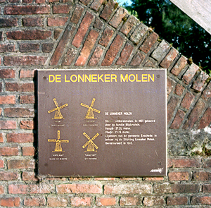 Lonneker Molen plaque