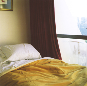 A bed at the Sheraton Iguacu Hotel