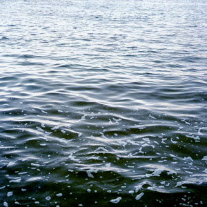 The ocean off the coast of Keahole point