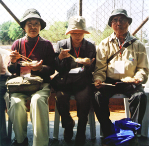 Members of one of the Okinawan Immigration delegation