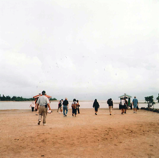 Tourists in Okinawa's outer islands