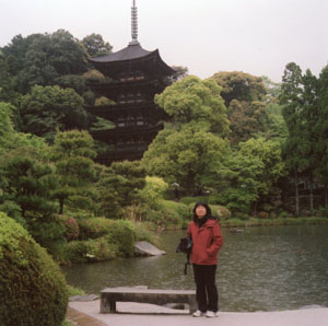 At Ruriko-ji, a Buddhist Temple built in 1442